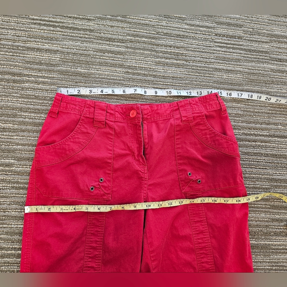 Style&Co Red Cargo Pants - Picture 6 of 11